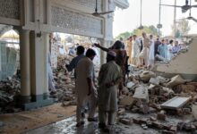 Suicide bombing at Kohat police mosque kills at least 31