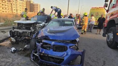 Traffic Accident on Route 90 Near Beit She'an Injures Four
