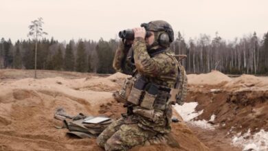 NATO Jet Downes Drone Over Lithuania as Baltic States Fortify Eastern Flank
