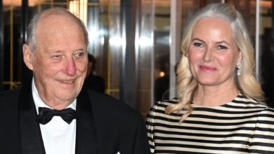 King Harald hospitalized with blood disorder as Crown Princess Mette-Marit visits from recovery