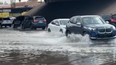 One dead and widespread disruptions as historic autumn rains hit Las Vegas Valley
