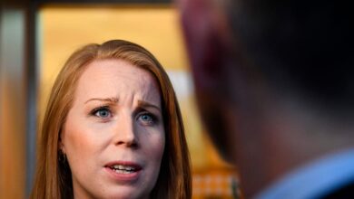 Swedish Centre Party leader Annie Lööf tasked with exploring government options after deadlock