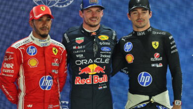 Russell's 40-place penalty reshapes Singapore grid as Verstappen holds pole