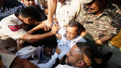 Delhi protests against Chief Election Commissioner trigger political face-off, transport disruptions