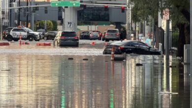 Tropical Storm Rachel remnants trigger record-breaking rainfall and flash flooding in Las Vegas