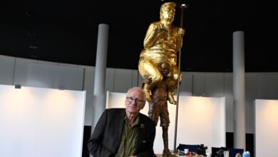 The Orange Plague': Gilded Trump Statue Unveiled at European Parliament