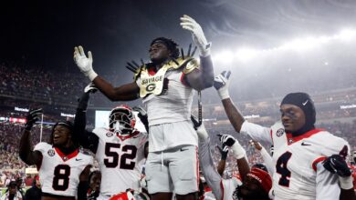 Georgia Claims No. 1 Spot in AP Top 25 as Texas Tumbles and Kentucky Rises