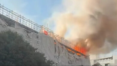 Major fire breaks out at construction site near Paris’s Gare d’Austerlitz